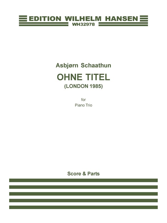 Asbjørn Schaathun: Ohne Titel (London 1985)