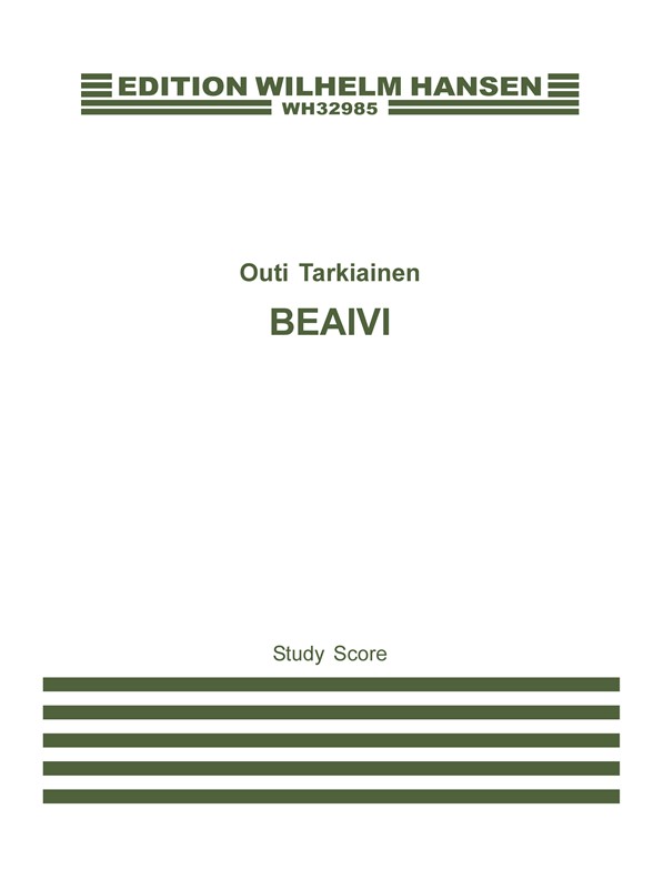 Outi Tarkiainen: Beaivi (Study Score)