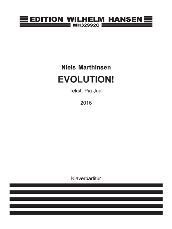 Niels Marthinsen: Evolution! (Vocal Score)