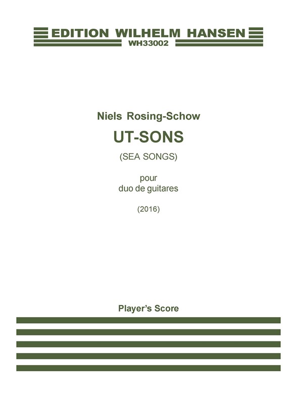 Niels Rosing-Schow: Ut-Sons (Sea Songs) (Player's Score)