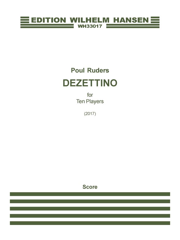 Poul Ruders: Dezettino (Score)