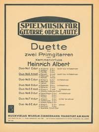 Acht Duette Fr 2 Primgitarren Nr. 2