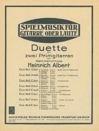 Acht Duette Fr 2 Primgitarren Nr. 3