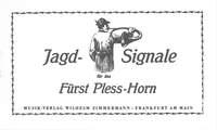 Jagdsignale Kleines Format