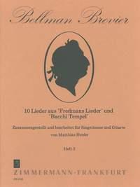 Bellman-brevier Heft 2 Fr Gesang Und
