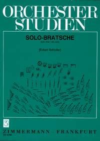 Orchesterstudien Viola: Fr Solo-brat