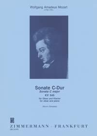 Sonate C-dur Kv 545 Fr Oboe Und Klav