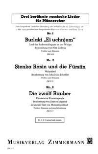 Die Zwlf Ruber Fr Mnnerchor