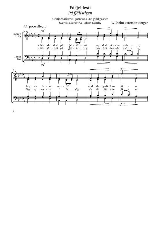 Wilhelm Peterson-Berger Pa Fjeldesti Op.11 No.4