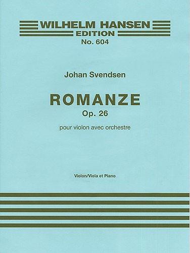 Johan Svendsen: Romance Op.26 (Violin or Viola/Piano)
