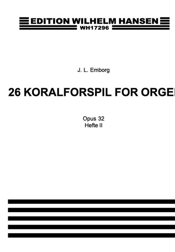 26 Koralforspil Op. 32 Hft.2