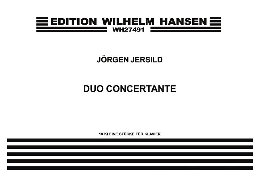 Jörgen Jersild: Duo Concertante (Piano Duet)