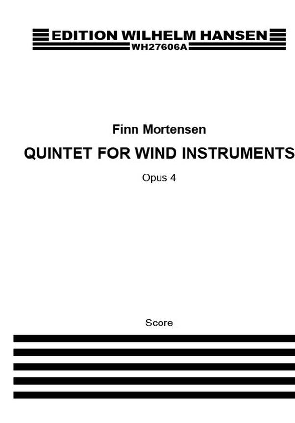 FINN MORTENSEN BLÆSERKVINTET OP.4 SC