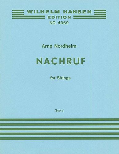 Arne Nordheim: Nachruf (Score)