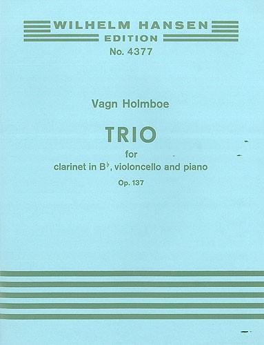 Holmboe Trio Op.137 Clt/Vlc/Pf Pts
