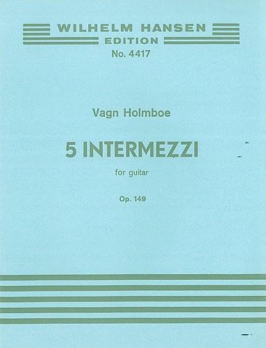 Holmboe 5 Intermezzi Op.149 Guitar