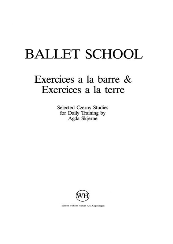 Carl Czerny: Ballet School