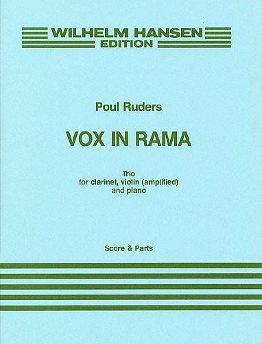 Poul Ruders: Vox In Rama (Score And Parts)