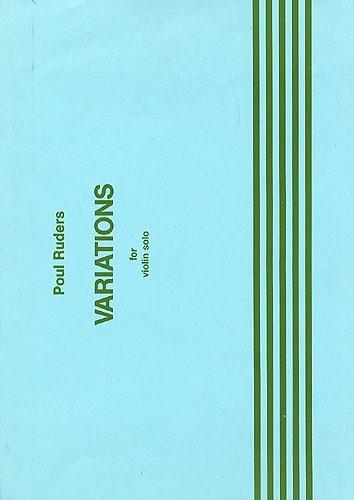 Poul Ruders: Variations For Violin Solo