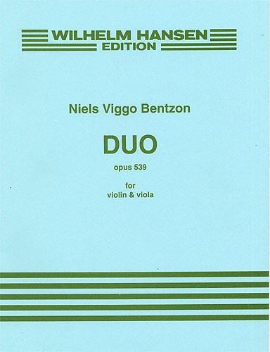 Niels Viggo Bentzon: Duo For Violin And Viola Op.539