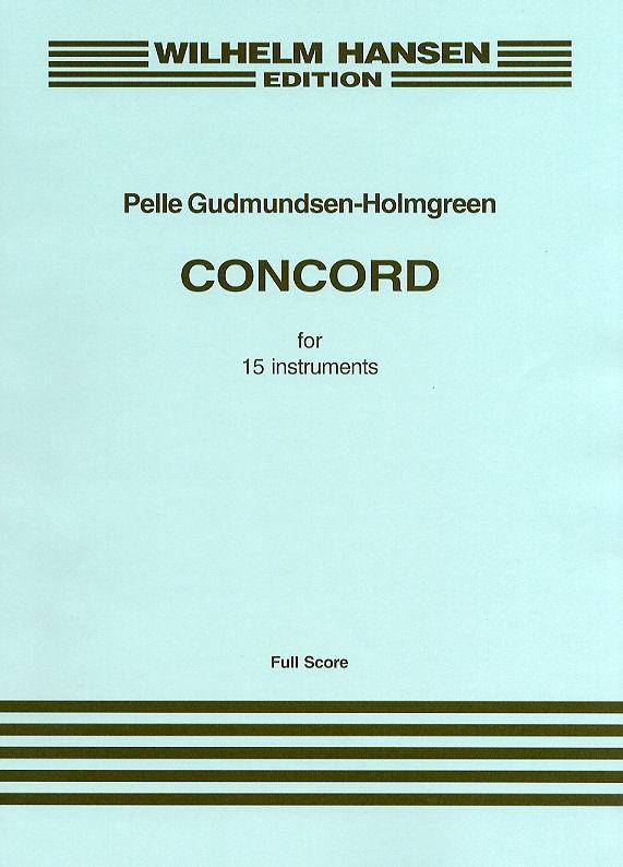 Pelle Gudmundsen-Holmgreen: Concord