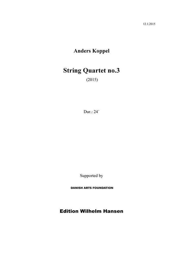 String Quartet No.3