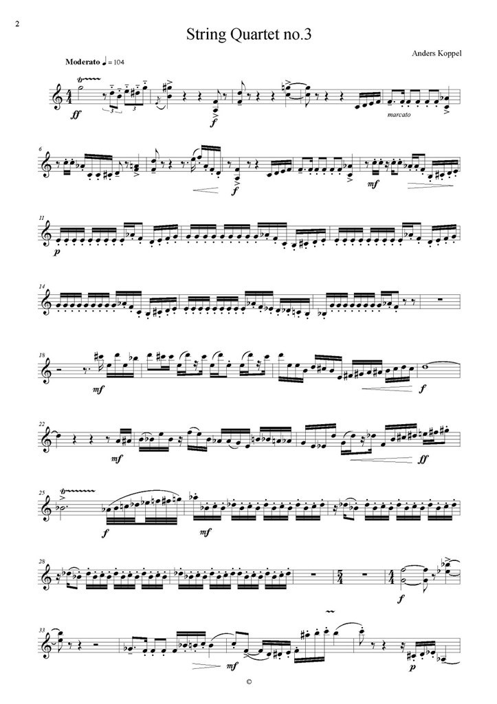 String Quartet No.3