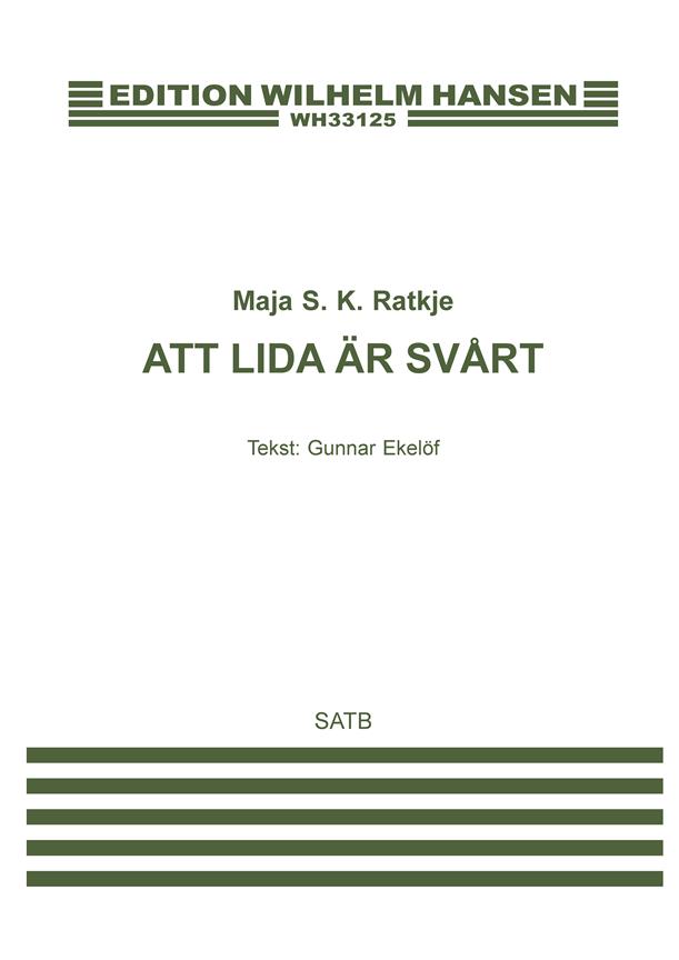Maja S. K. Ratkje: att lida är svårt