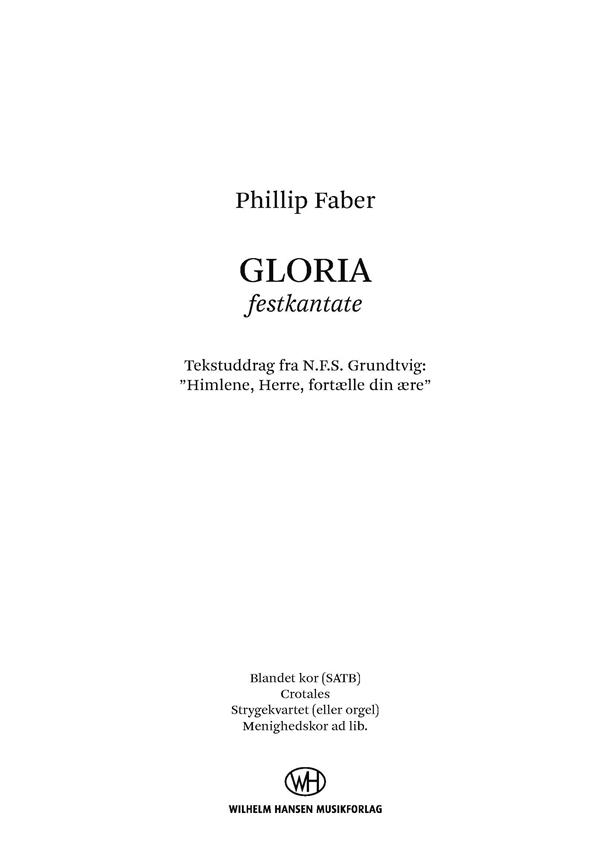 Gloria : Score