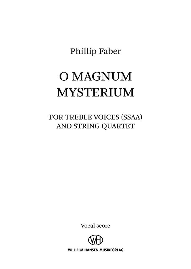 O Magnum Mysterium : SSAA Version - Choral Part