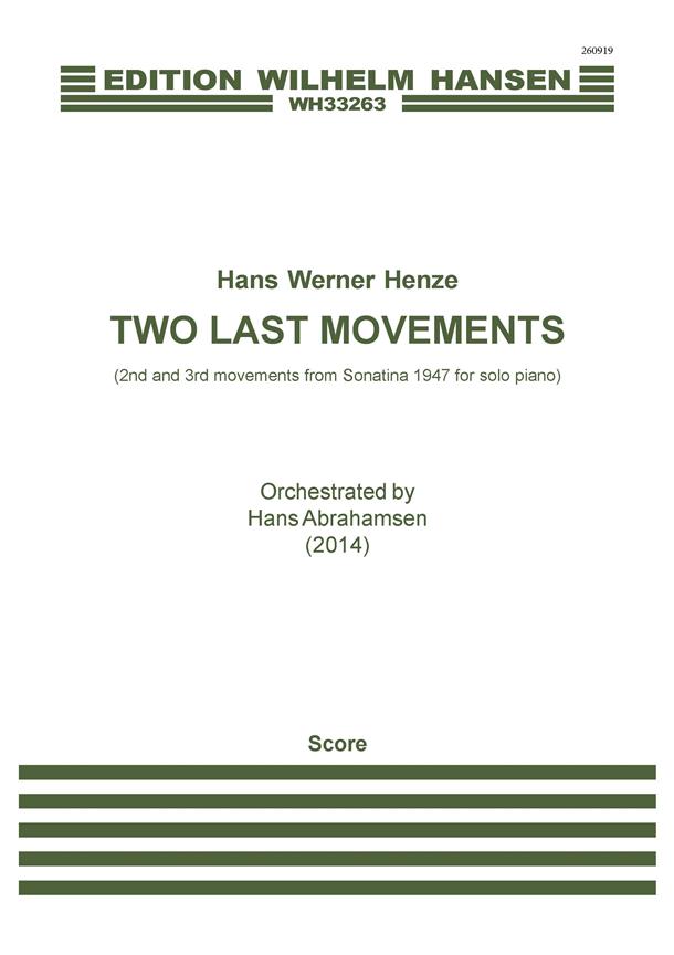 Two Last Movements