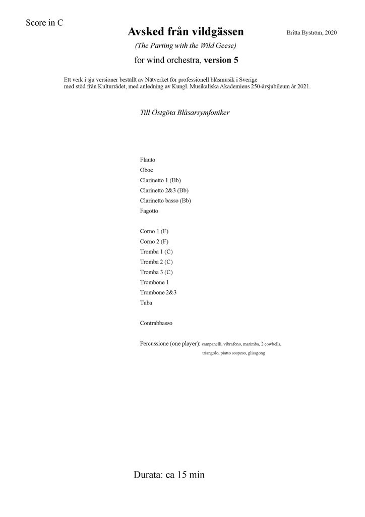 Avsked Från Vildgässen Version 5