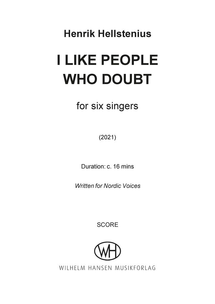 I Like People Who Doubt