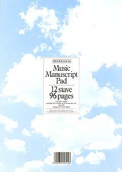 Woodstock Music Manuscript Paper: 12 Stave - 96 pages (A4)