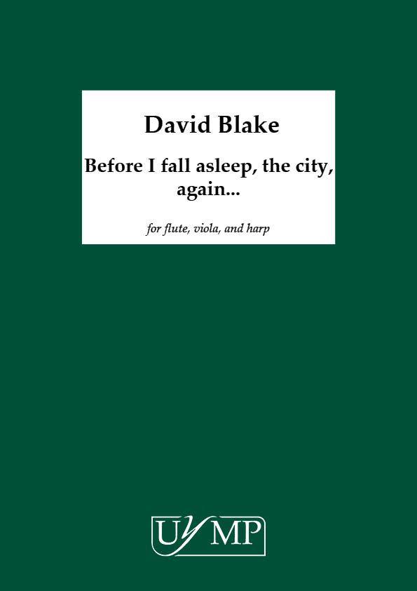 Before I fall asleep, the city, again?