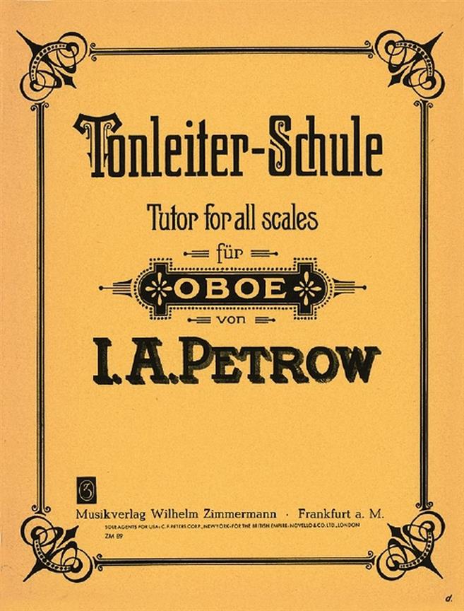 Tonleiterschule Fr Oboe