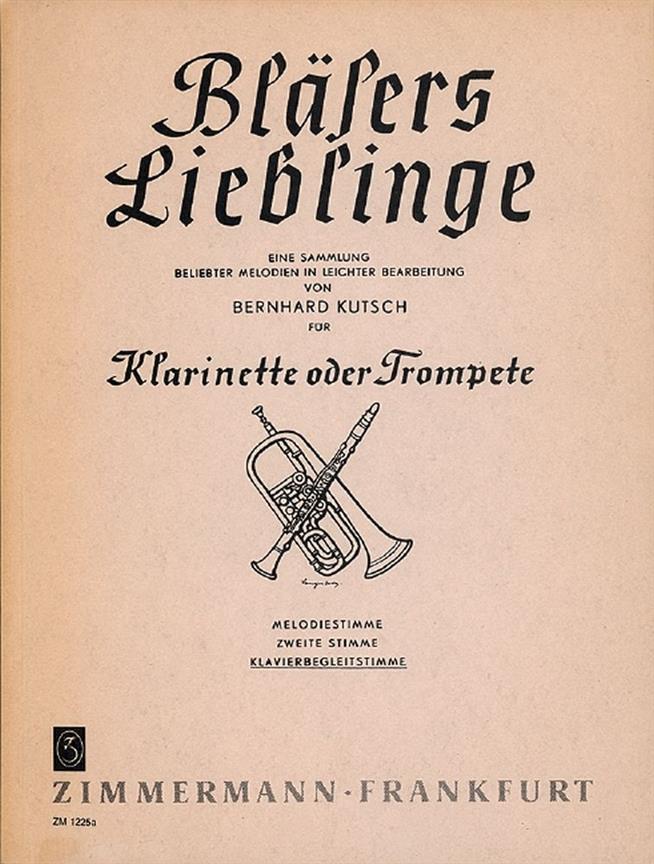 Blsers Lieblinge Fr Klarinette (Trom