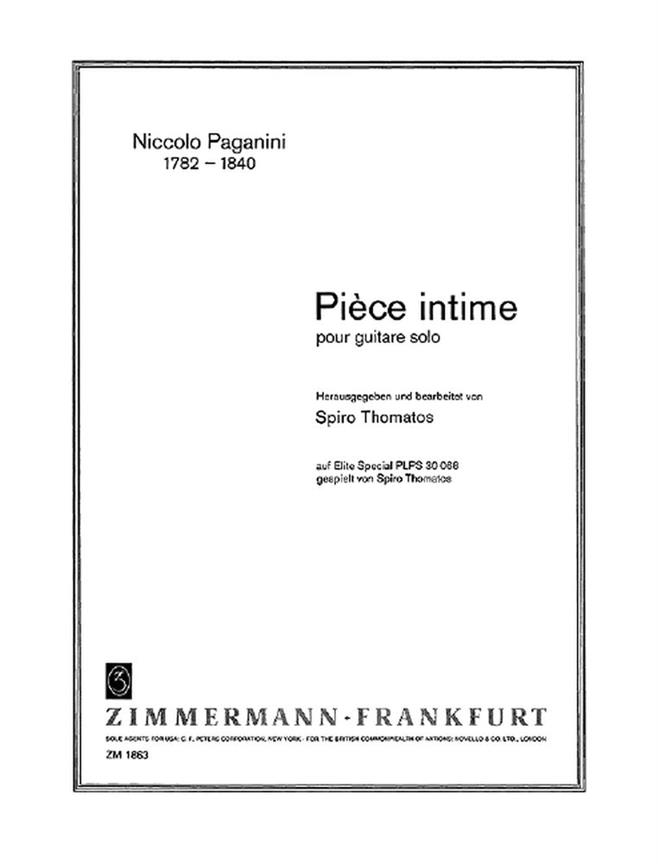 Paganini: Piece Intime