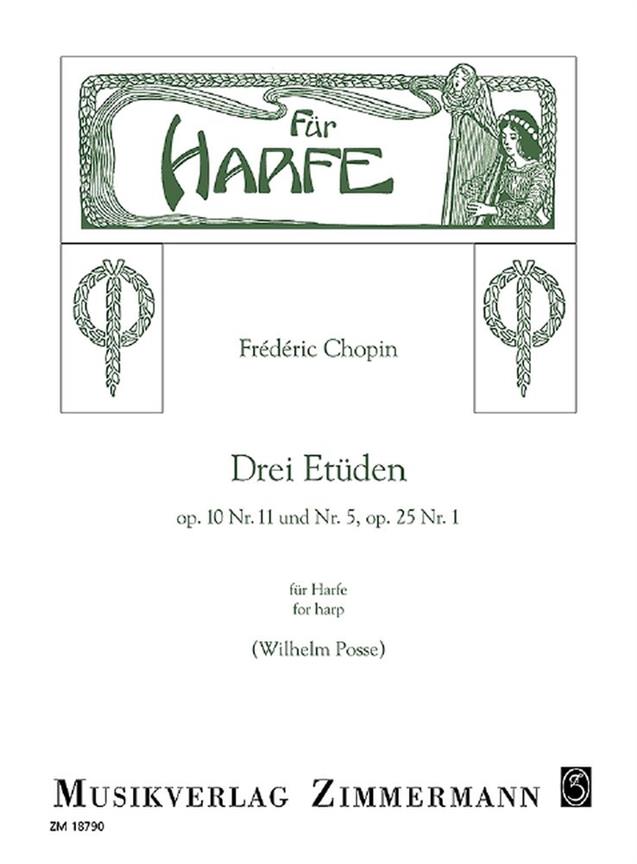 Chopin: 3 Etudes Opp 10/11 + 5 , Opp 25/1