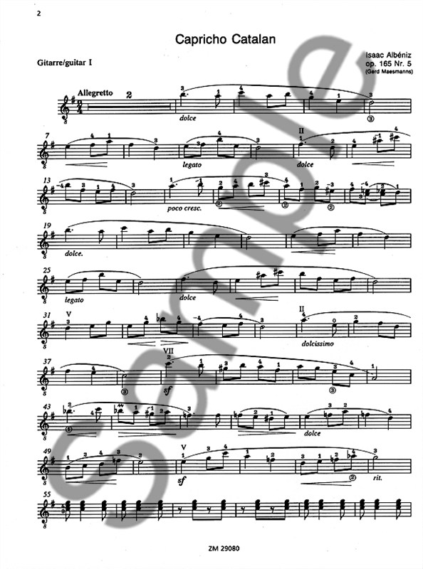 Albeniz: Espana Op 165 (Nos 2, 5 + 6)
