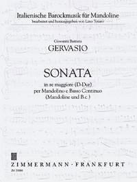 Gervasio: Sonata D Major