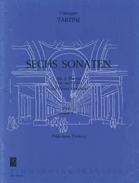 Tartini: 6 Sonatas Book 2 (4-6)