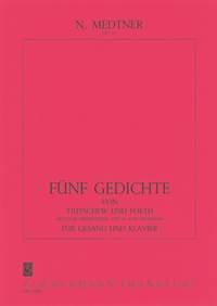 Nikolai Medtner: Funf Gedichte Op.37