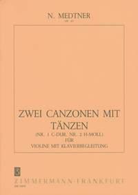 Nikolai Medtner: Two Canzonas Op.43