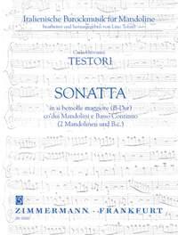 Carlo Giovanni Testori: Sonata In B Flat For Two Mandolins And Basso Continuo