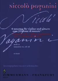 Niccolo Paganini: Centone Di Sonate Volume 2 (Violin/Guitar)