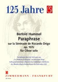 Hummel: Paraphrase On Drigo's Serenade Op 107