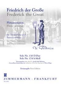 Frederick The Great: 2 Solo Sonatas Nos 130 + 174