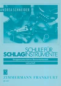 Schule Für Schlaginstrumente Lehrerheft