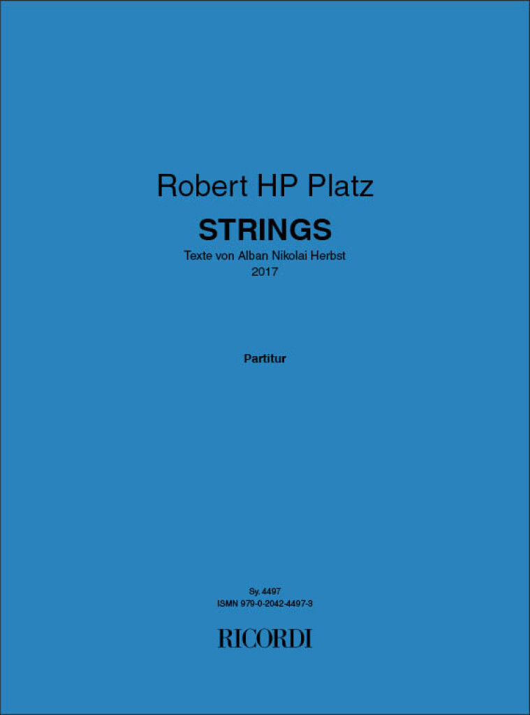 STRINGS : Texte von Alban Nikolai Herbst
